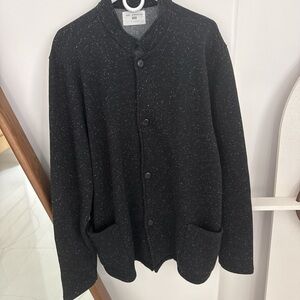SOL ANGELES Black Speckled Button-Up Jacket